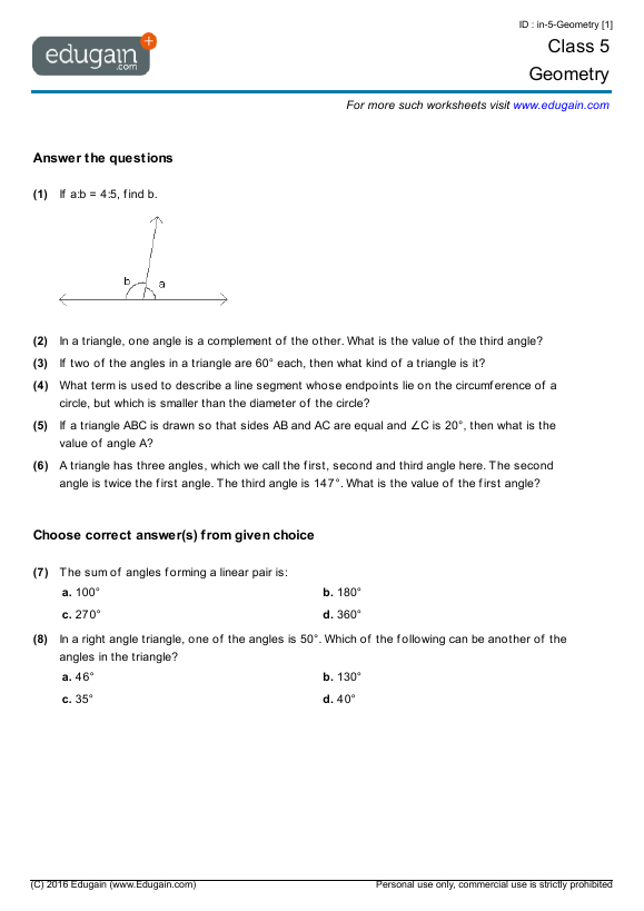 geometry unit 3 lesson 5 homework answers