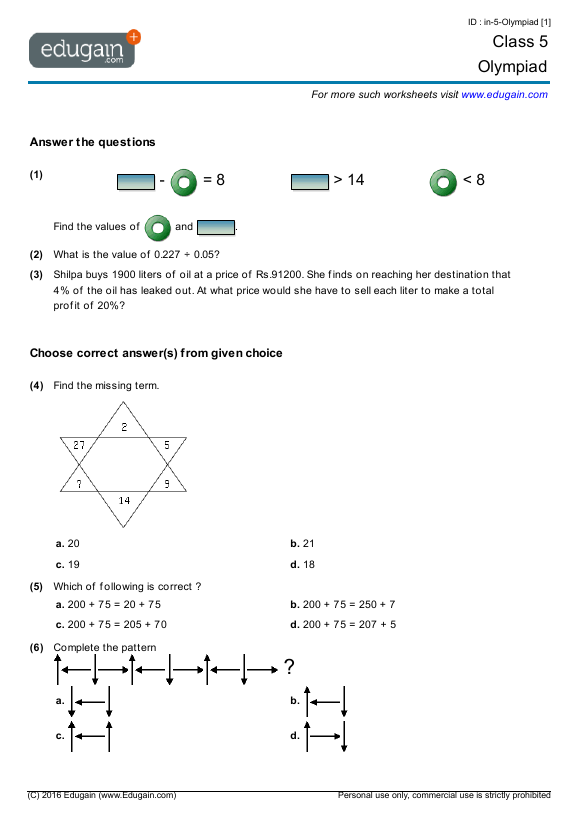 80 [FREE] SCIENCE OLYMPIAD FOR CLASS 3 WORKSHEETS PDF PDF PRINTABLE